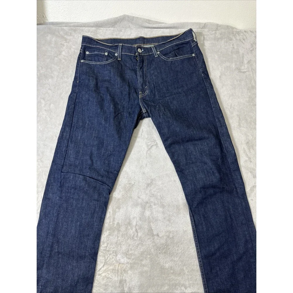 Levi’s 513 slim straight jeans men’s 34x34 dark wash stretch denim